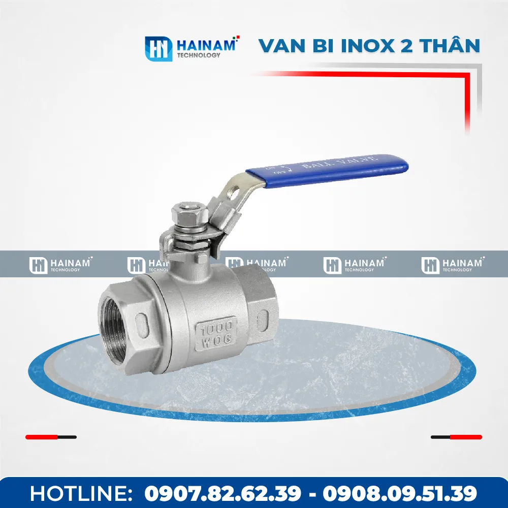Van bi INOX 2 thân