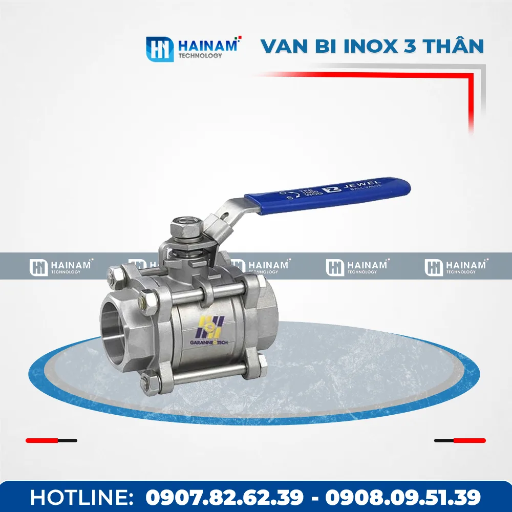 Van bi INOX 3 thân