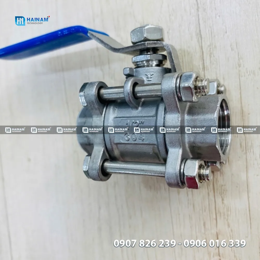 van bi inox 3 thân tay gạt