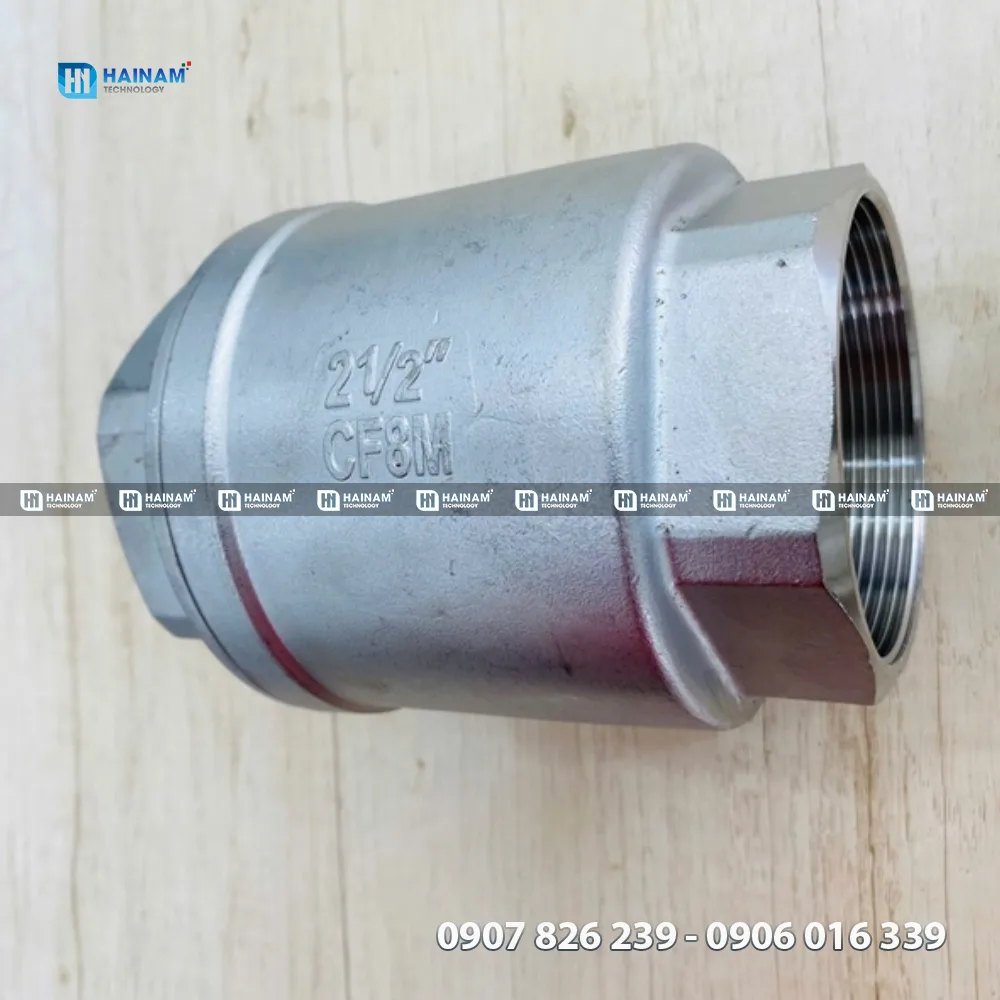 van một chiều lò xo inox dn65