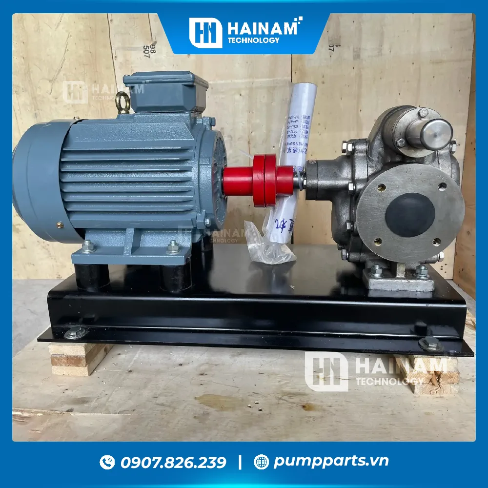 bơm bánh răng kcb inox