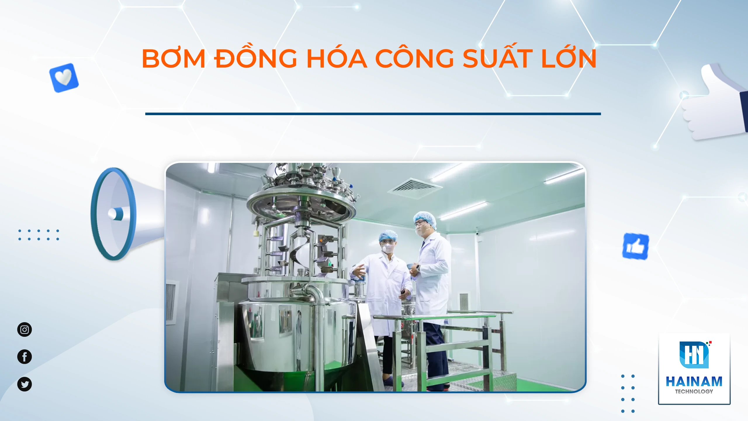 Bơm đồng hóa công suất lớn – Giải pháp tối ưu cho sản xuất công nghiệp
