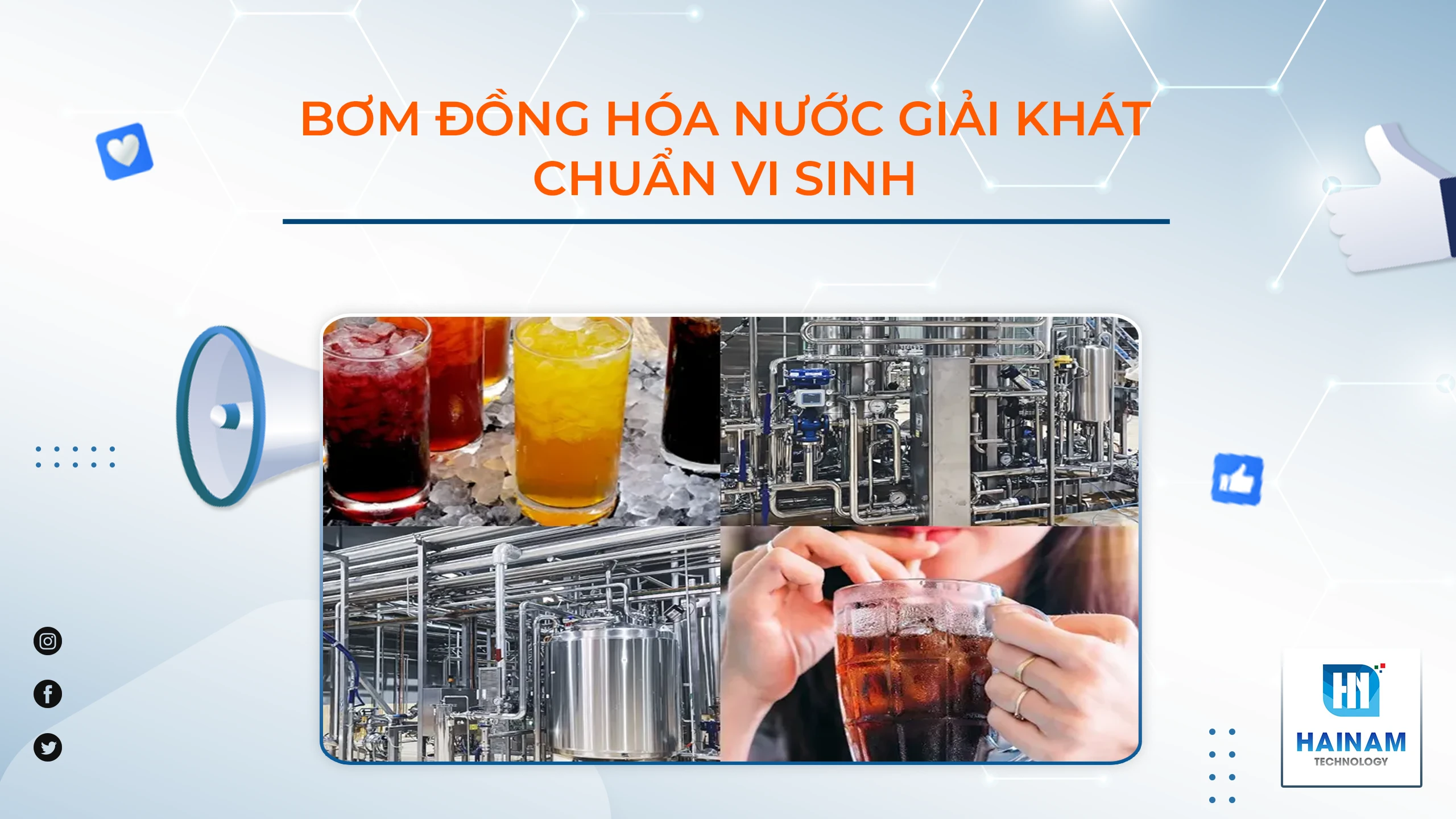Bơm đồng hóa nước giải khát – Giải pháp tối ưu trong ngành sản xuất đồ uống