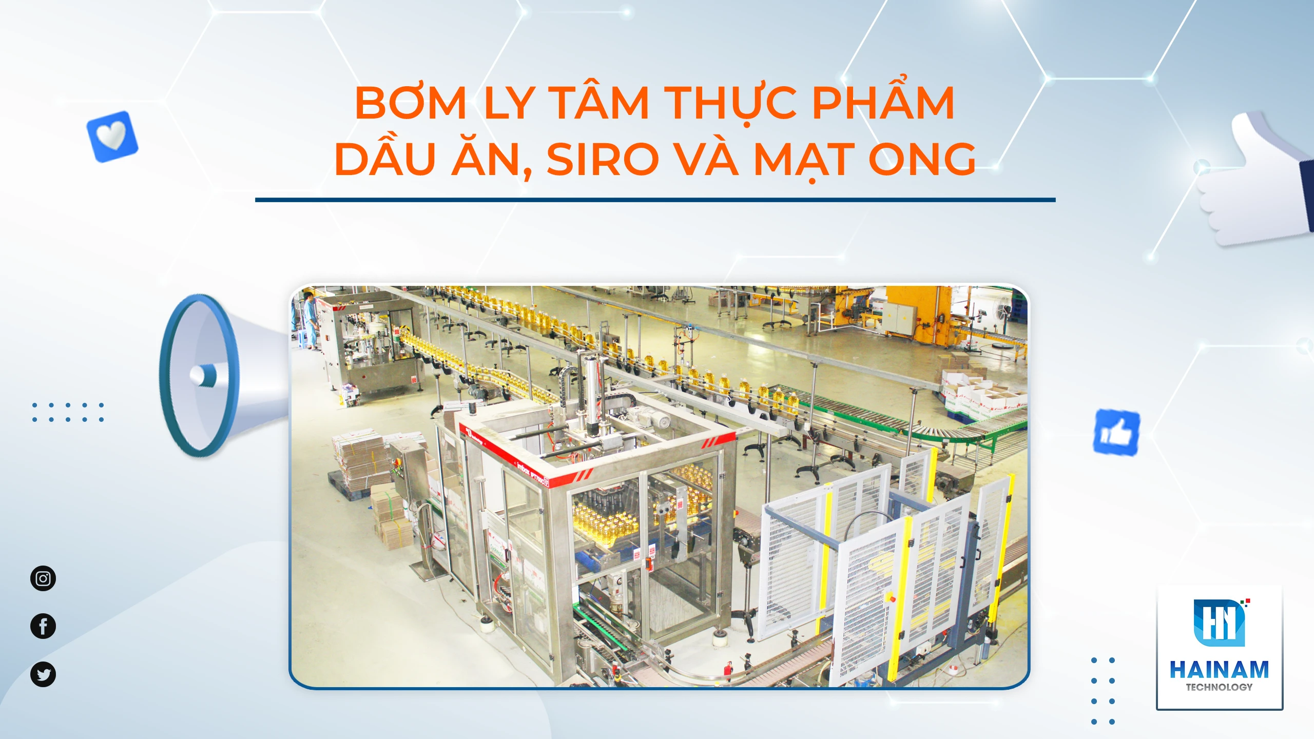 Bơm ly tâm cho dầu ăn, siro và mật ong – Giải pháp tối ưu trong ngành thực phẩm