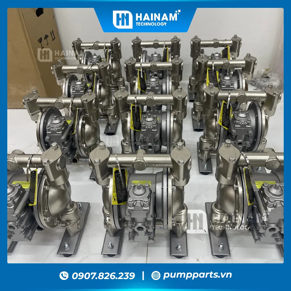 bơm màng yamada thân inox