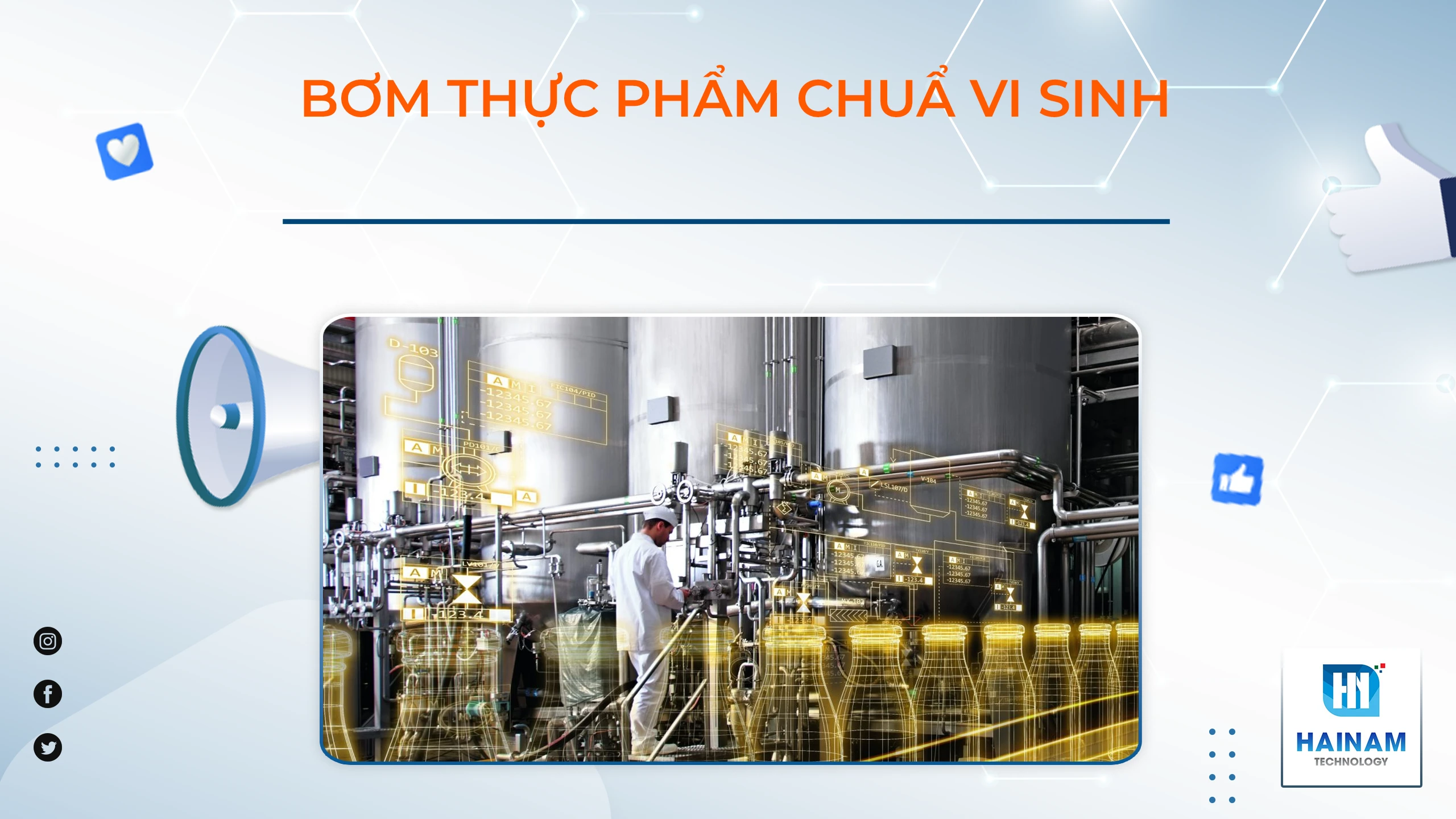 Bơm thực phẩm vi sinh – Giải pháp an toàn và hiệu quả cho ngành chế biến