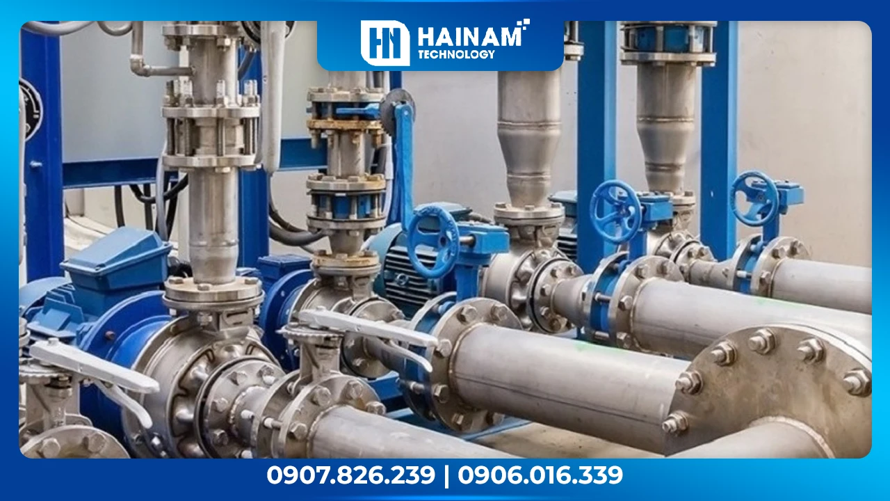 bơm trục vít tại nhà máy