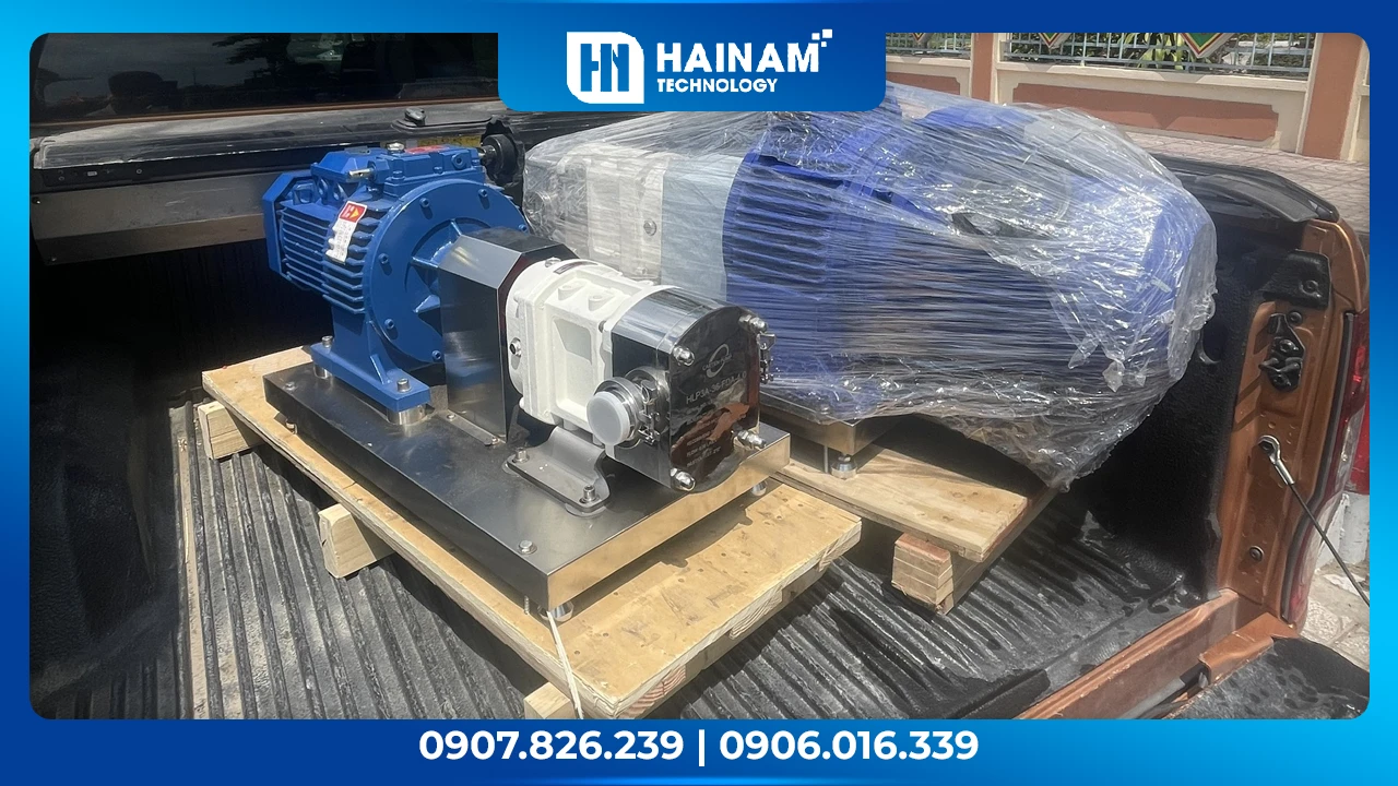 giao bơm ly tâm thực phẩm cho nhà máy