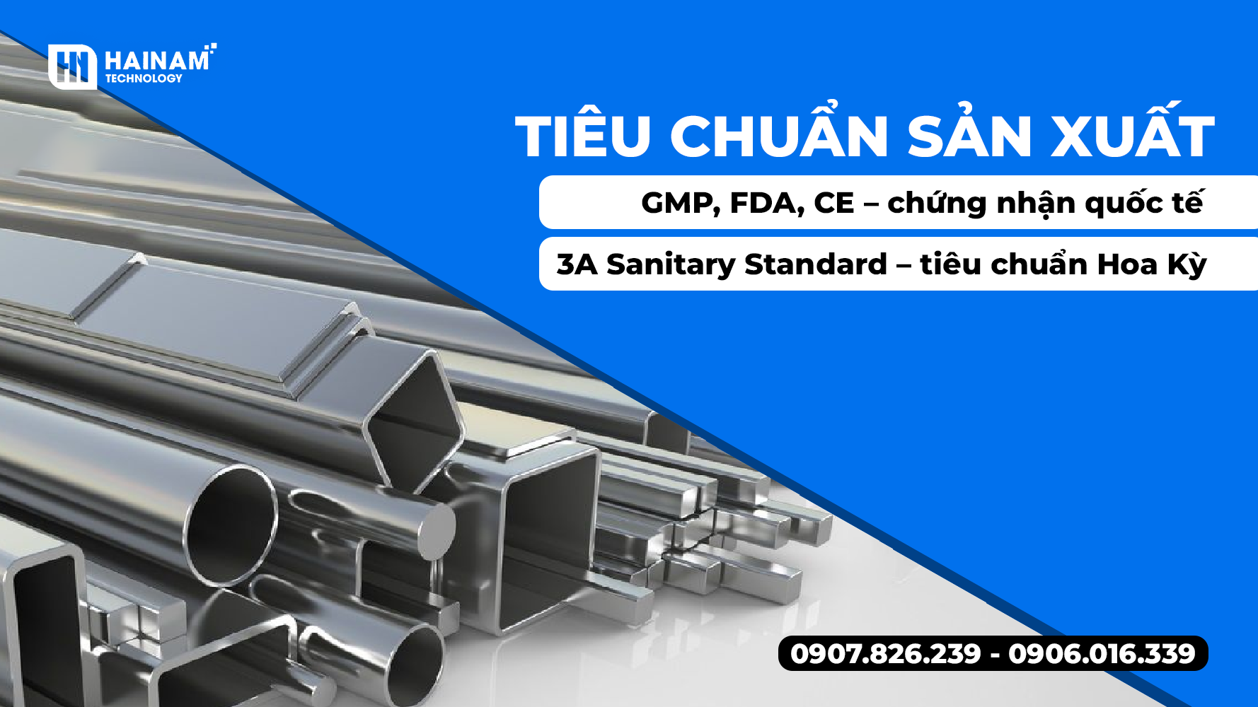 tiêu chuẩn sản xuất ống inox vi sinh