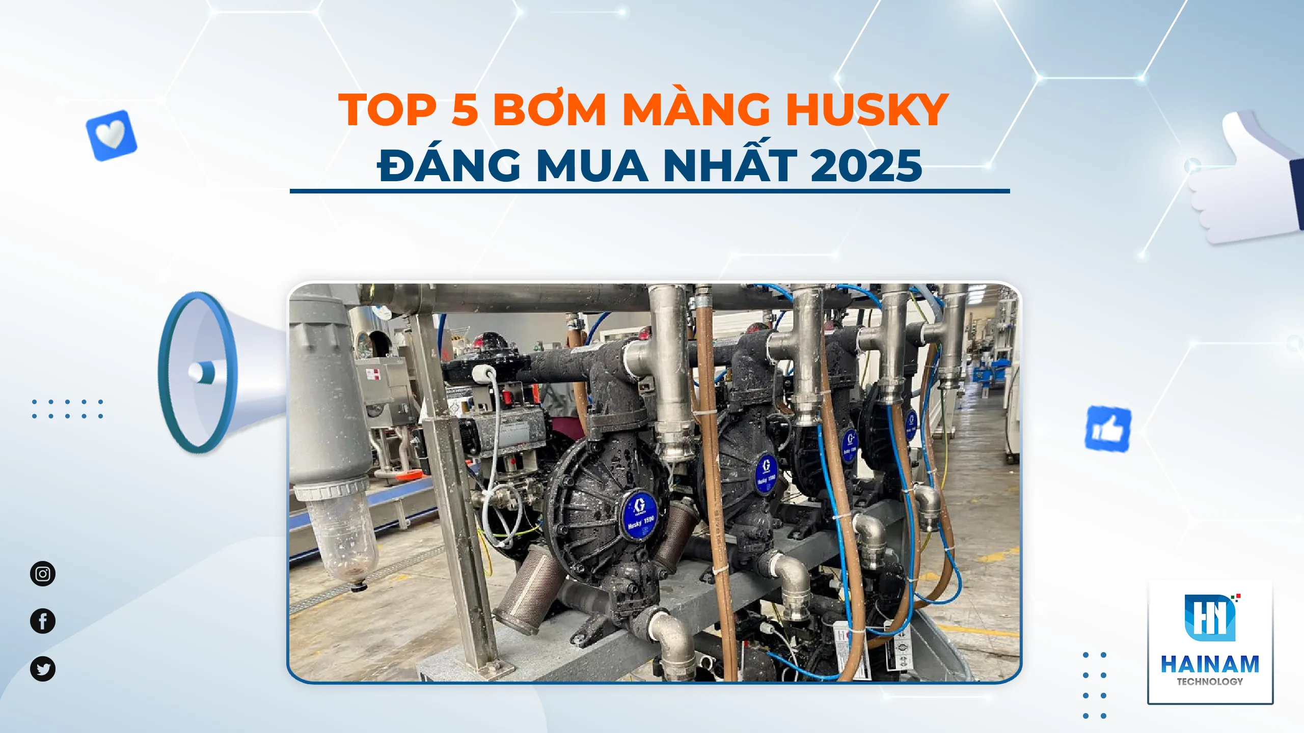 top 5 bơm màng husky đáng mua nhất 2025