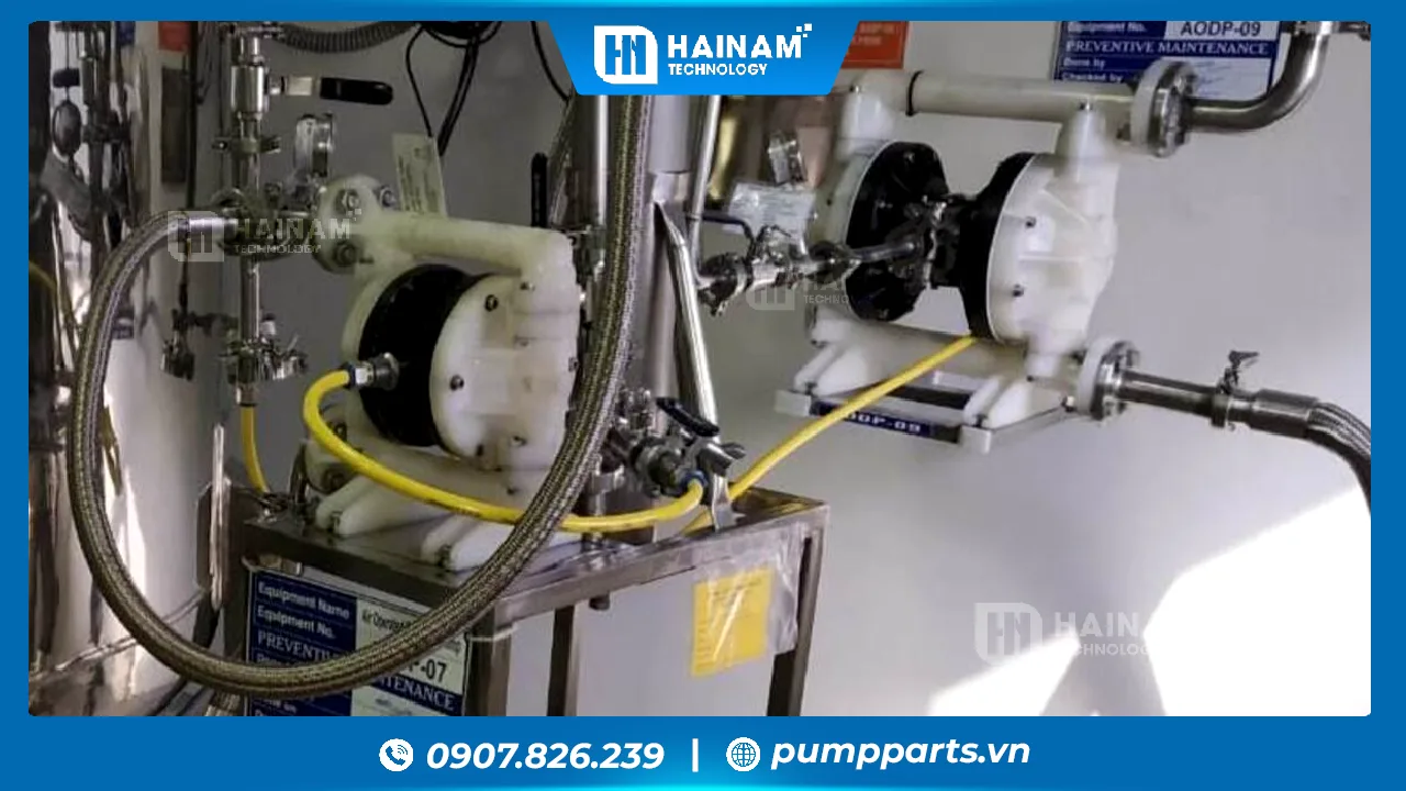 ứng dụng bơm màng marathon trong ngành công nghiệp