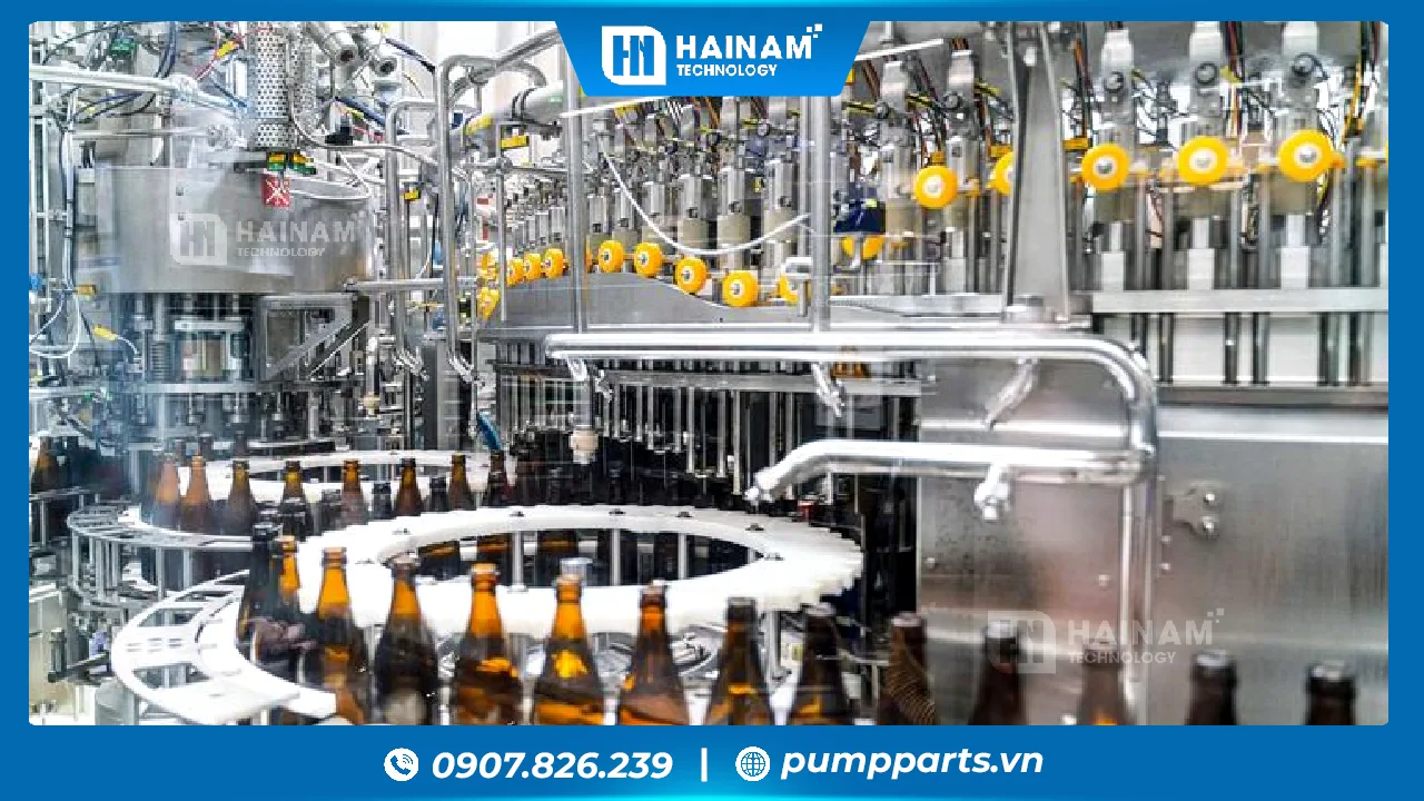 ứng dụng bơm màng marathon trong thực phẩm