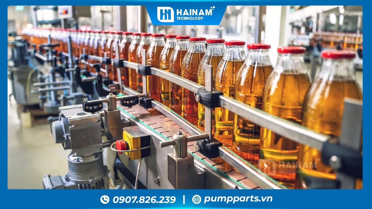 ứng dụng bơm màng sandpiper trong ngành công nghiệp thực phẩm