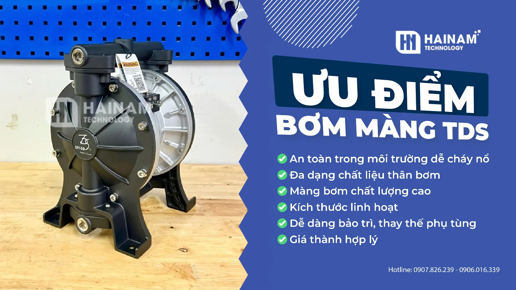 ưu điểm bơm màng tds