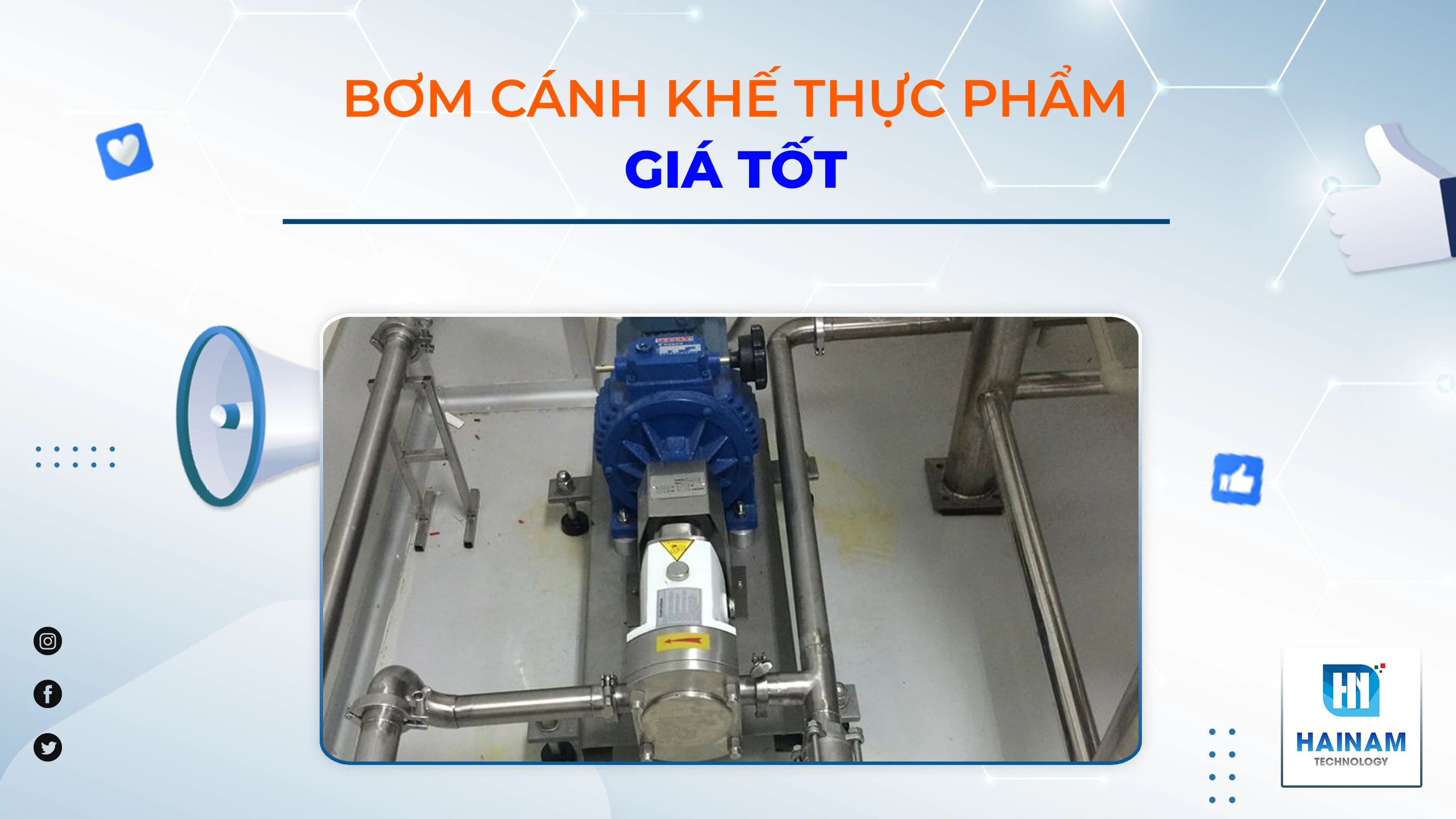 Bơm cánh khế thực phẩm giá tốt – Lựa chọn thông minh cho doanh nghiệp sản xuất