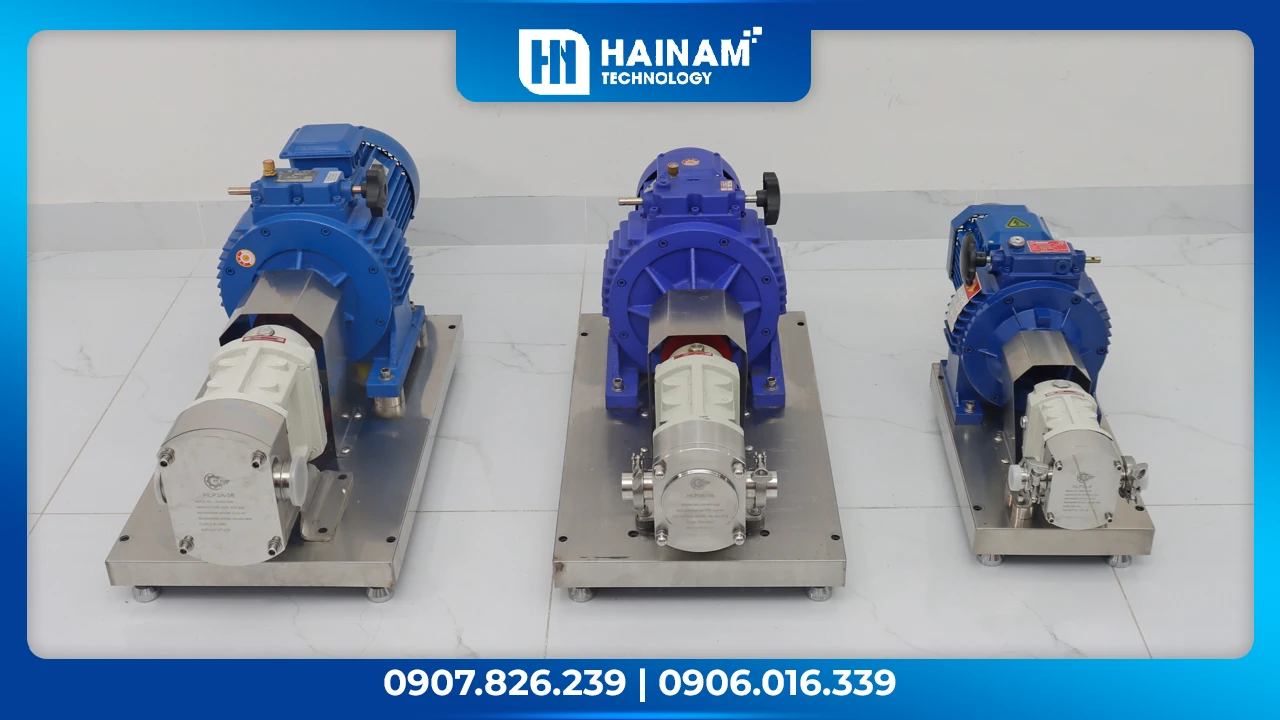 bơm cánh khế thực phẩm inox Carten pump