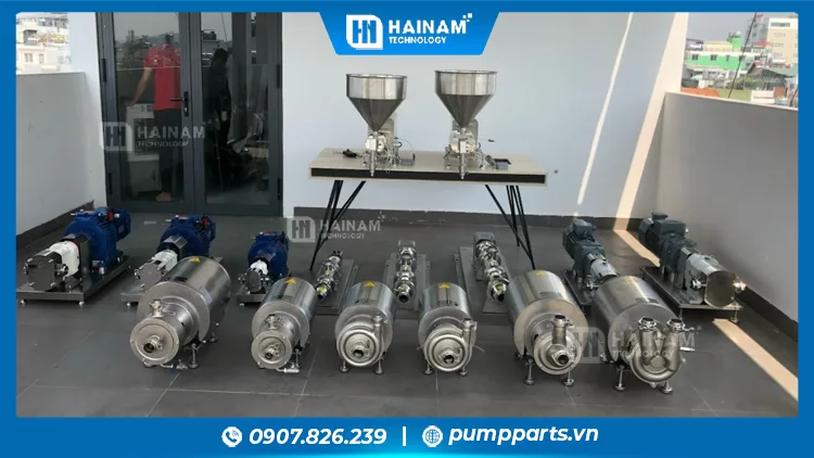 bơm đồng hóa thực phẩm cũ tại Hải Nam Pumps