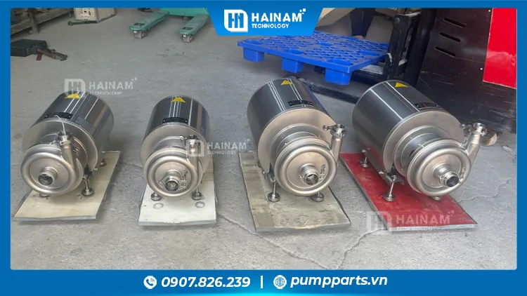 bơm ly tâm thực phẩm đã qua sử dụng