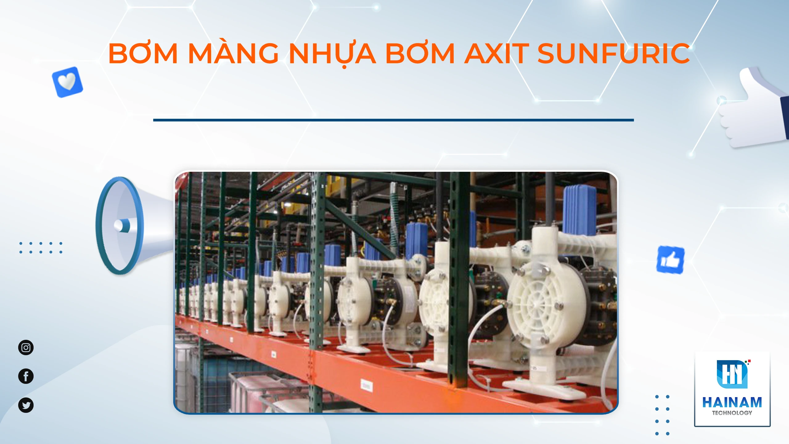 Bơm màng nhựa bơm axit sunfuric – Giải pháp an toàn trong vận chuyển hóa chất ăn mòn
