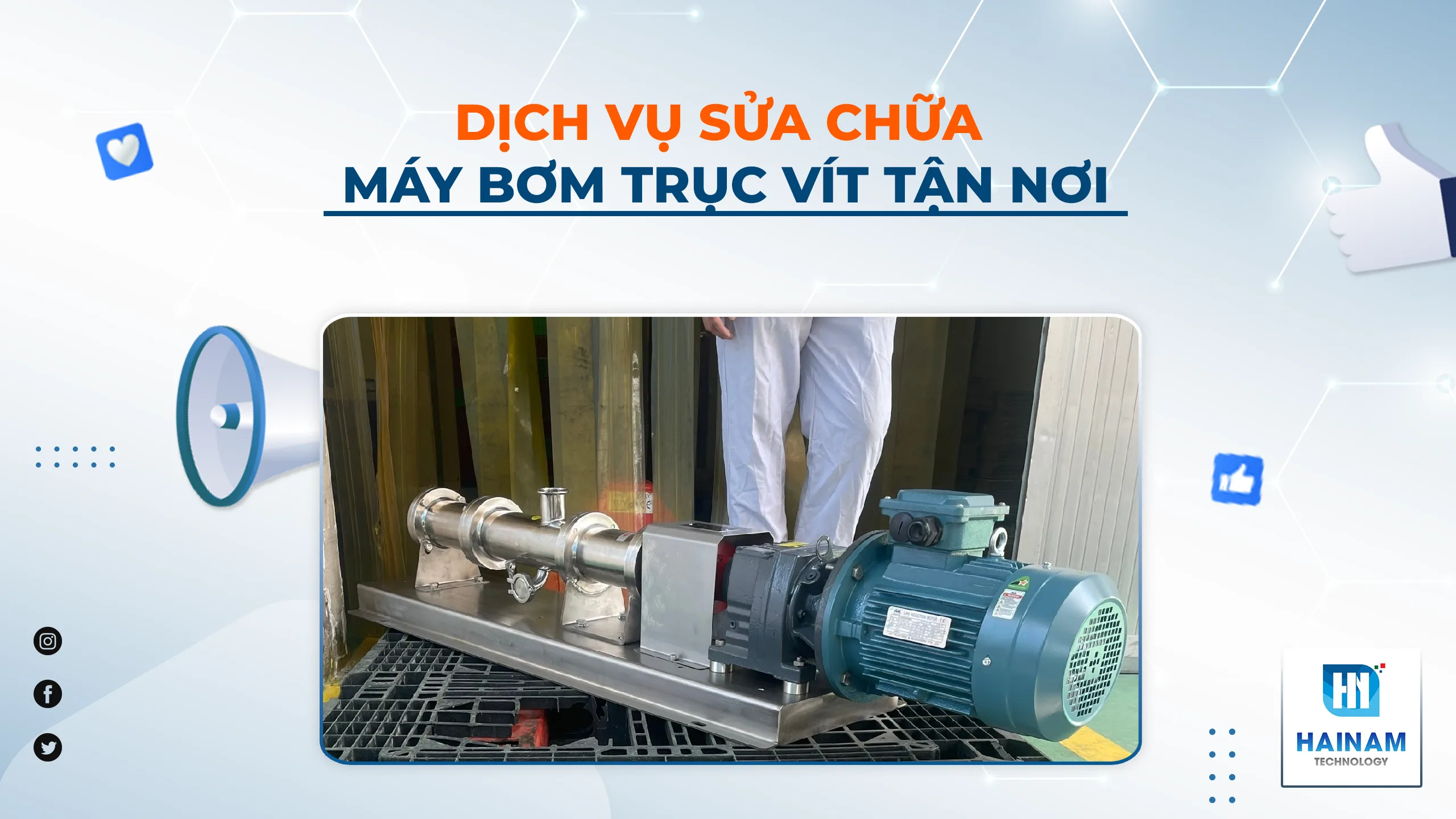 Dịch Vụ Sửa Chữa Máy Bơm Trục Vít Công Nghiệp Tận Nơi