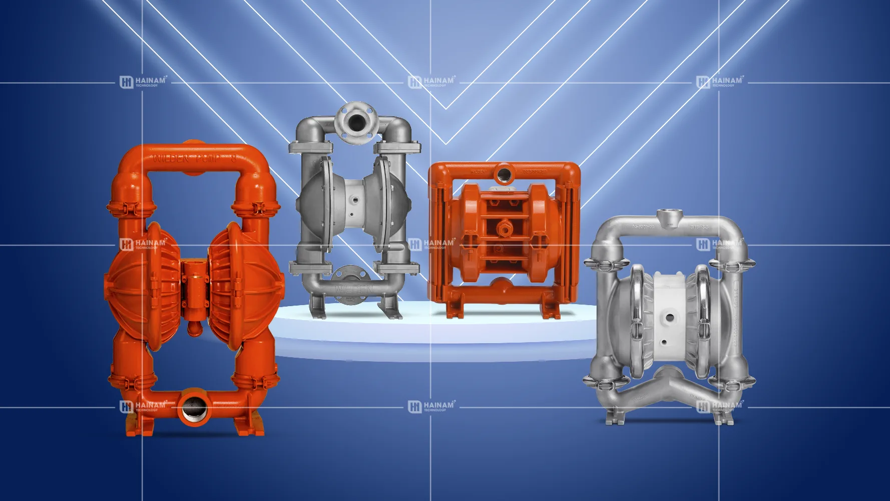 máy bơm màng cũ wilden chính hãng và giá rẻ tại Hải Nam Pumps