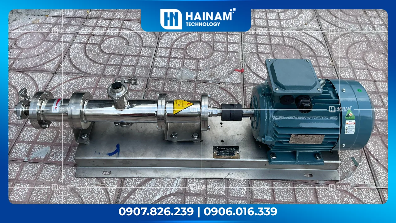 máy bơm trục vít đơn hss