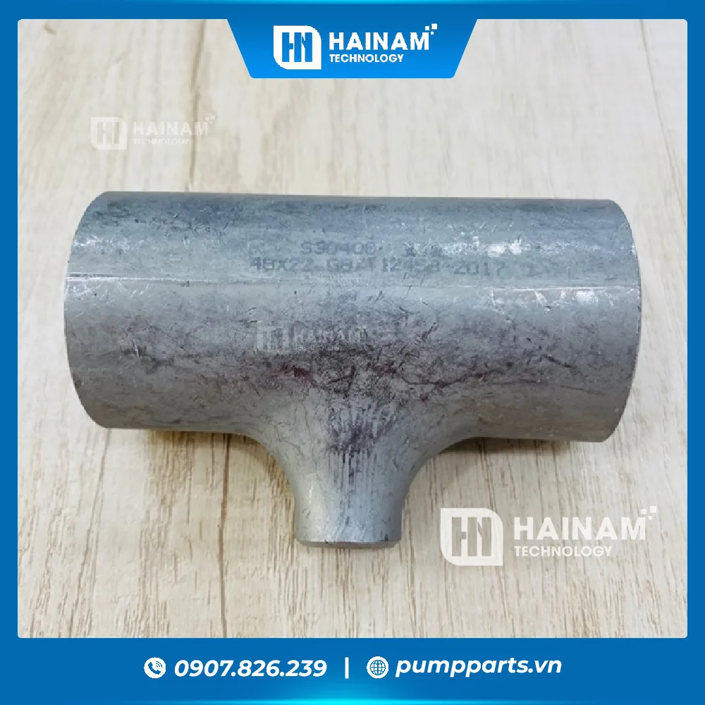tê giảm hàn inox