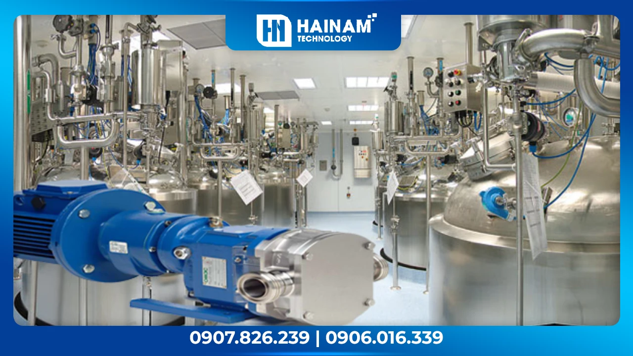 ứng dụng bơm cánh khế trong nhà máy sản xuất