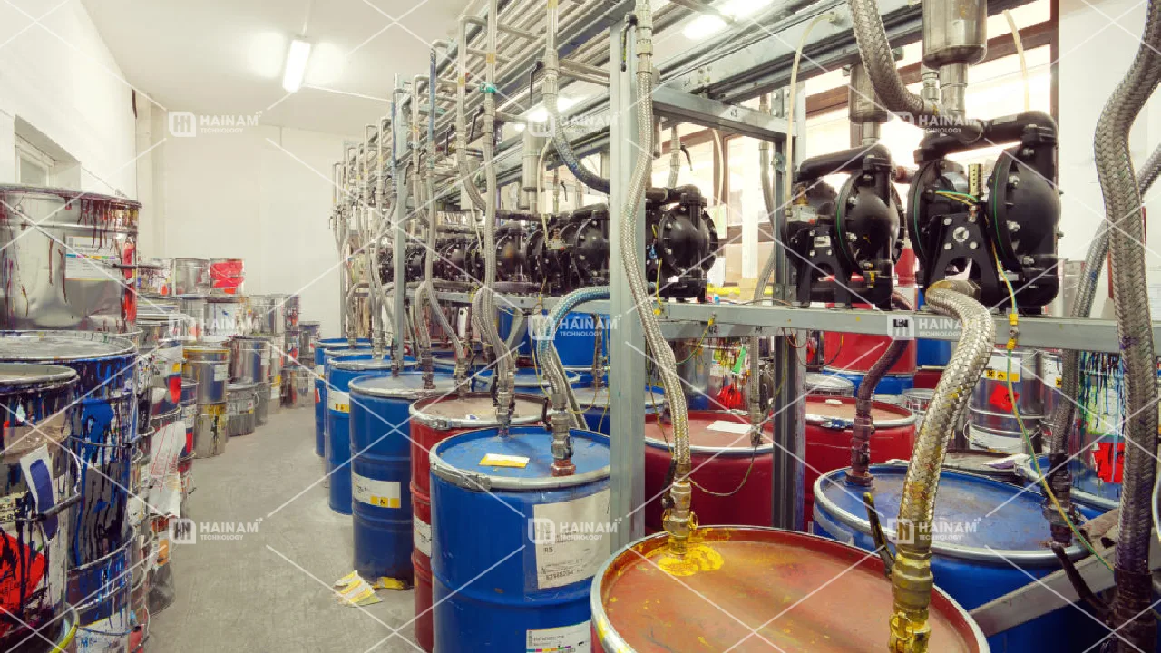 bơm màng aro trong ngành dầu khí