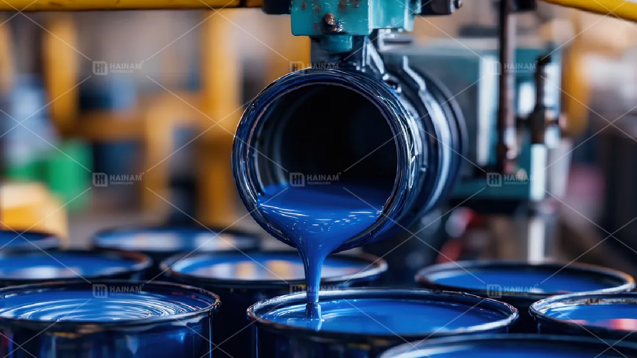 bơm màng aro trong ngành sơn