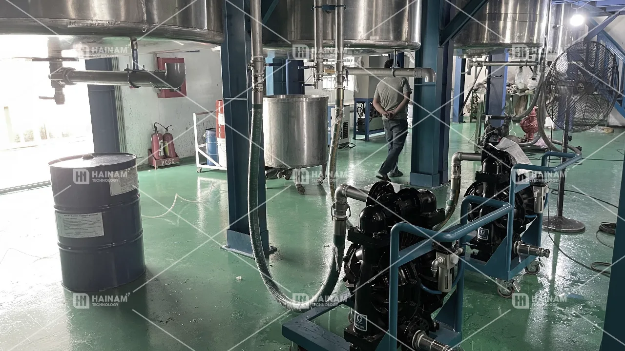 bơm màng husky bơm sơn