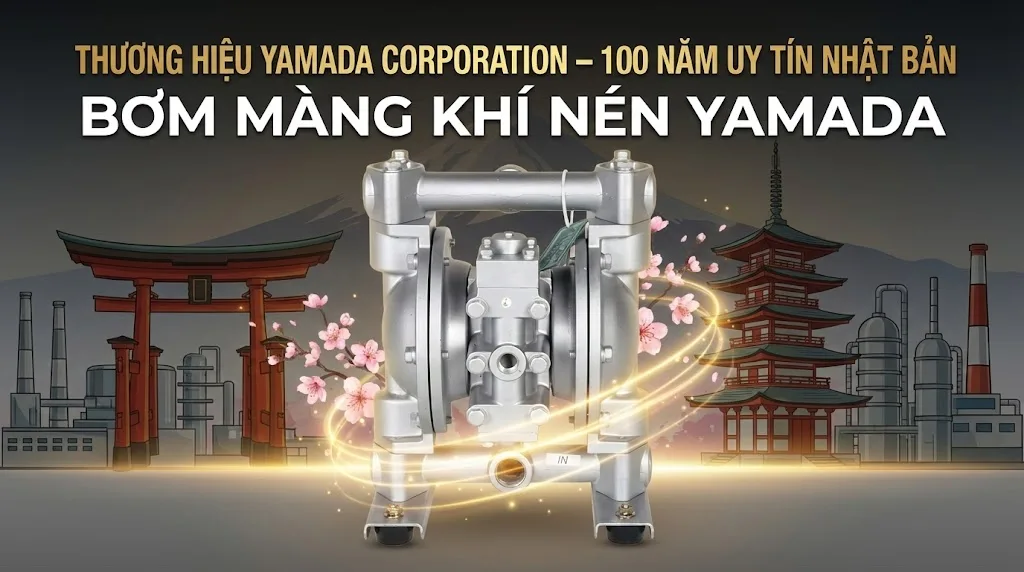 bơm màng khí nén yamada