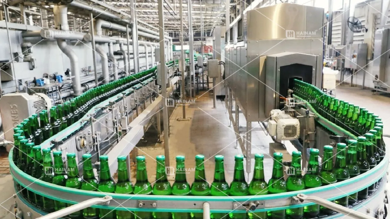 dây chuyền sản xuất bia