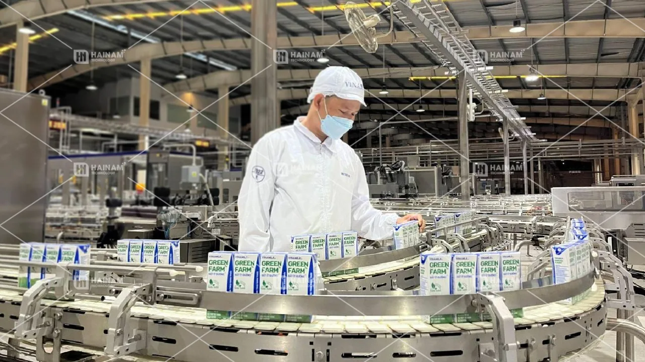 dây chuyền sản xuất sữa