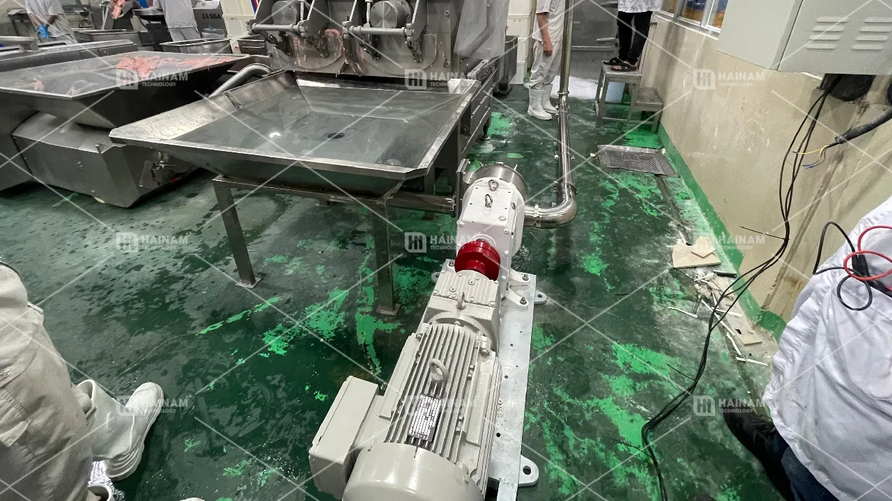 máy bơm cánh khế an toàn trong thực phẩm