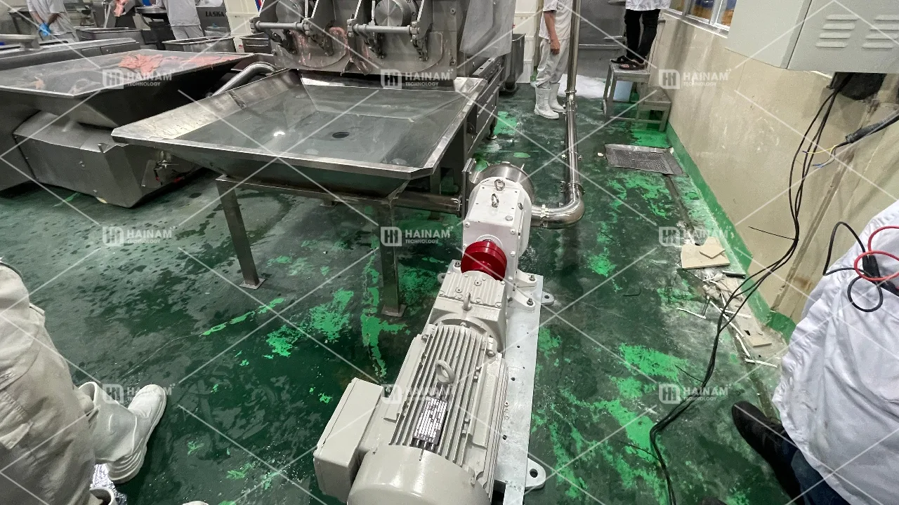 máy bơm thực phẩm dạng sệt