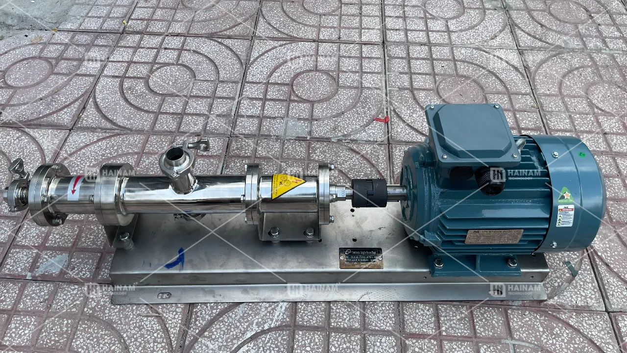 máy bơm trục vít thực phẩm