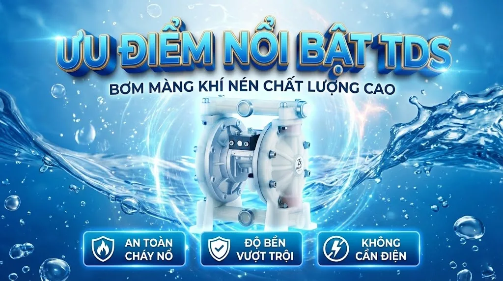 ưu điểm nổi bật bơm màng tds