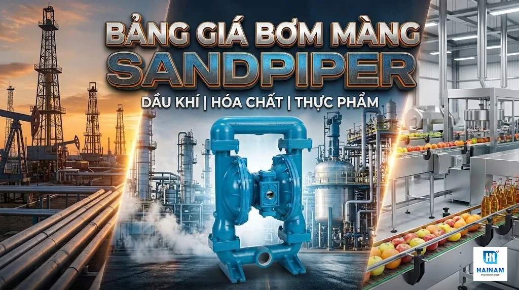 bảng giá bơm màng sandpiper