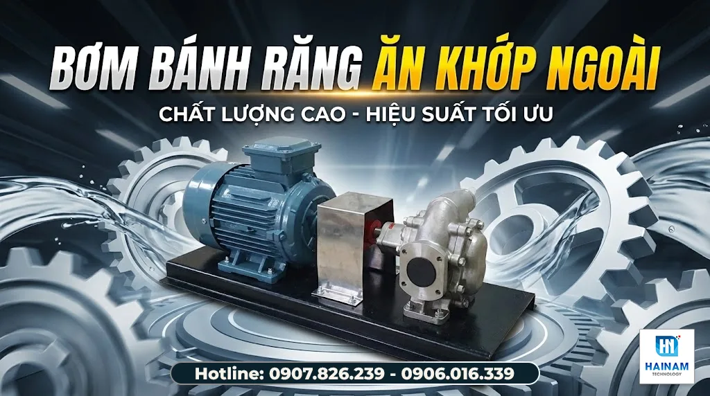 bơm bánh răng ăn khớp ngoài