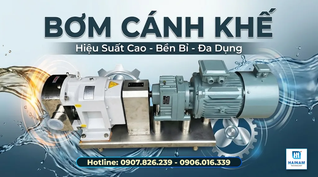 bơm cánh khế ngành thực phẩm chính hãng