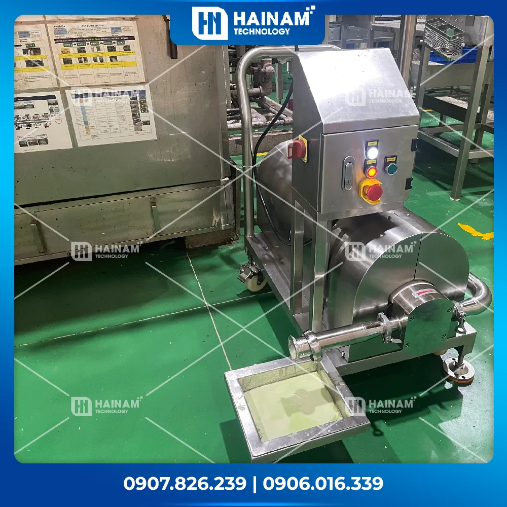 bơm cánh khế trong hệ thống sản xuất