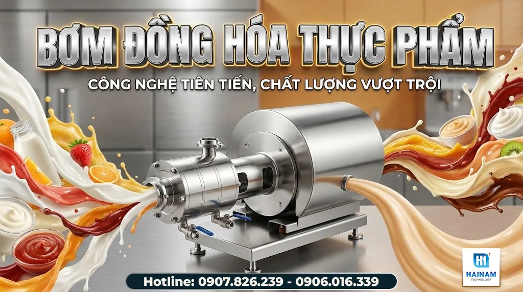 bơm đồng hóa thực phẩm chính hãng