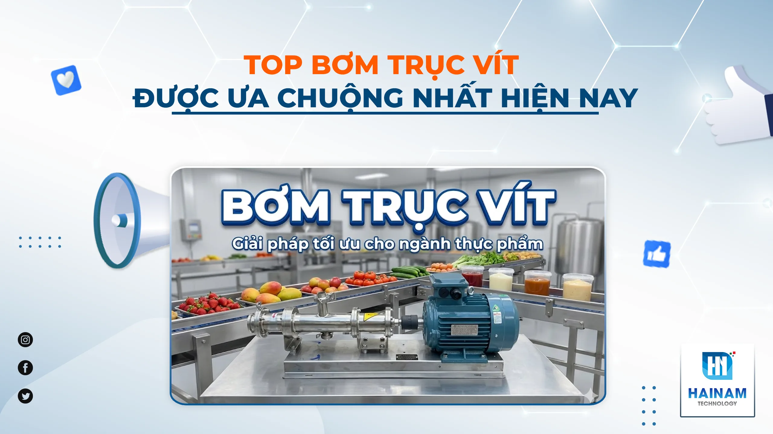 Top Bơm Trục Vít Được Ưa Chuộng Nhất Trong Ngành Công Nghiệp Hiện Nay