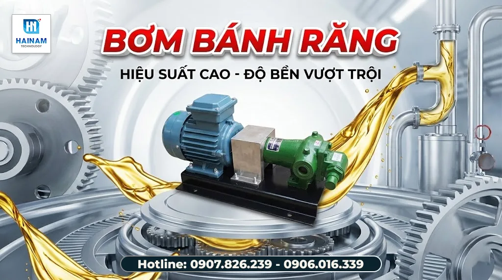 máy bơm bánh răng chính hãng