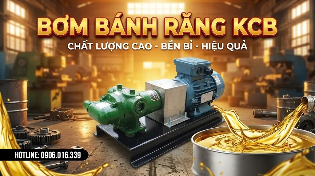 máy bơm bánh răng kcb chính hãng
