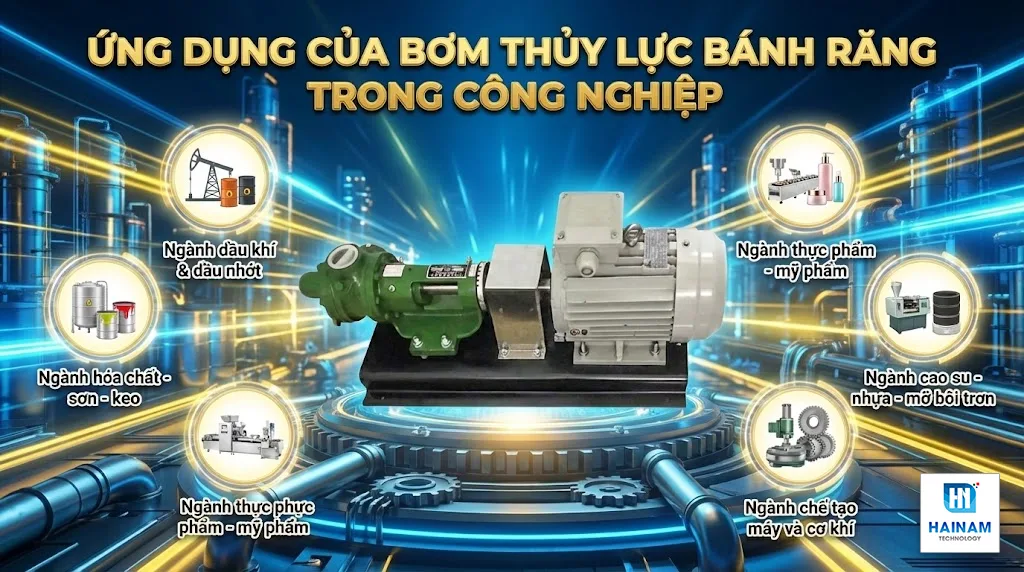 ứng dụng của bơm bánh răng
