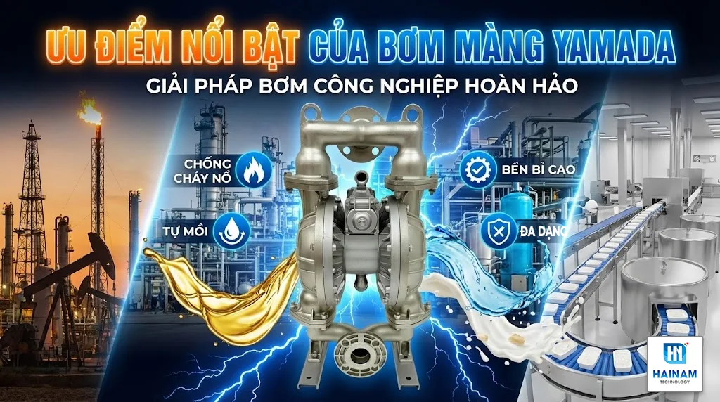 ưu điểm máy bơm màng yamada