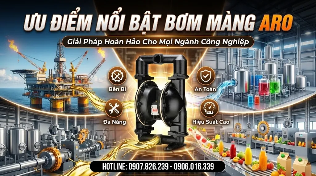 ưu điểm nổi bật bơm màng aro
