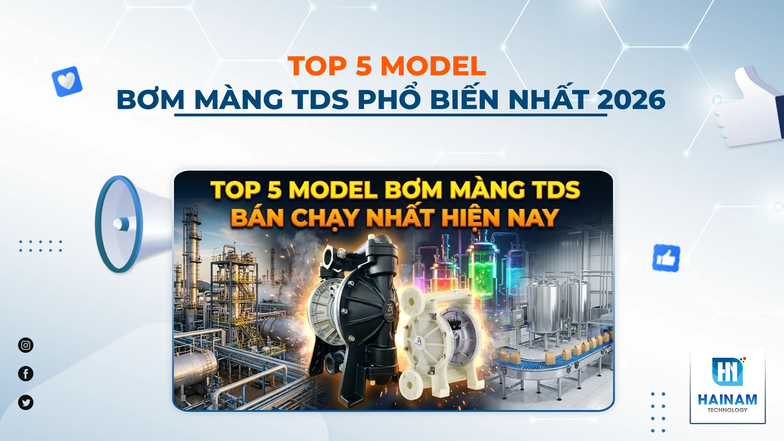 Top 5 Model Bơm Màng TDS Bán Chạy Nhất Hiện Nay